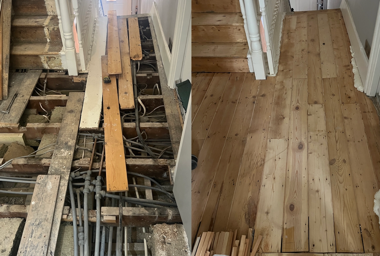 Floor boards repairs in London hero