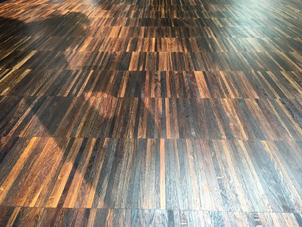 Fumed oak floor restoration in Wandsworth, London