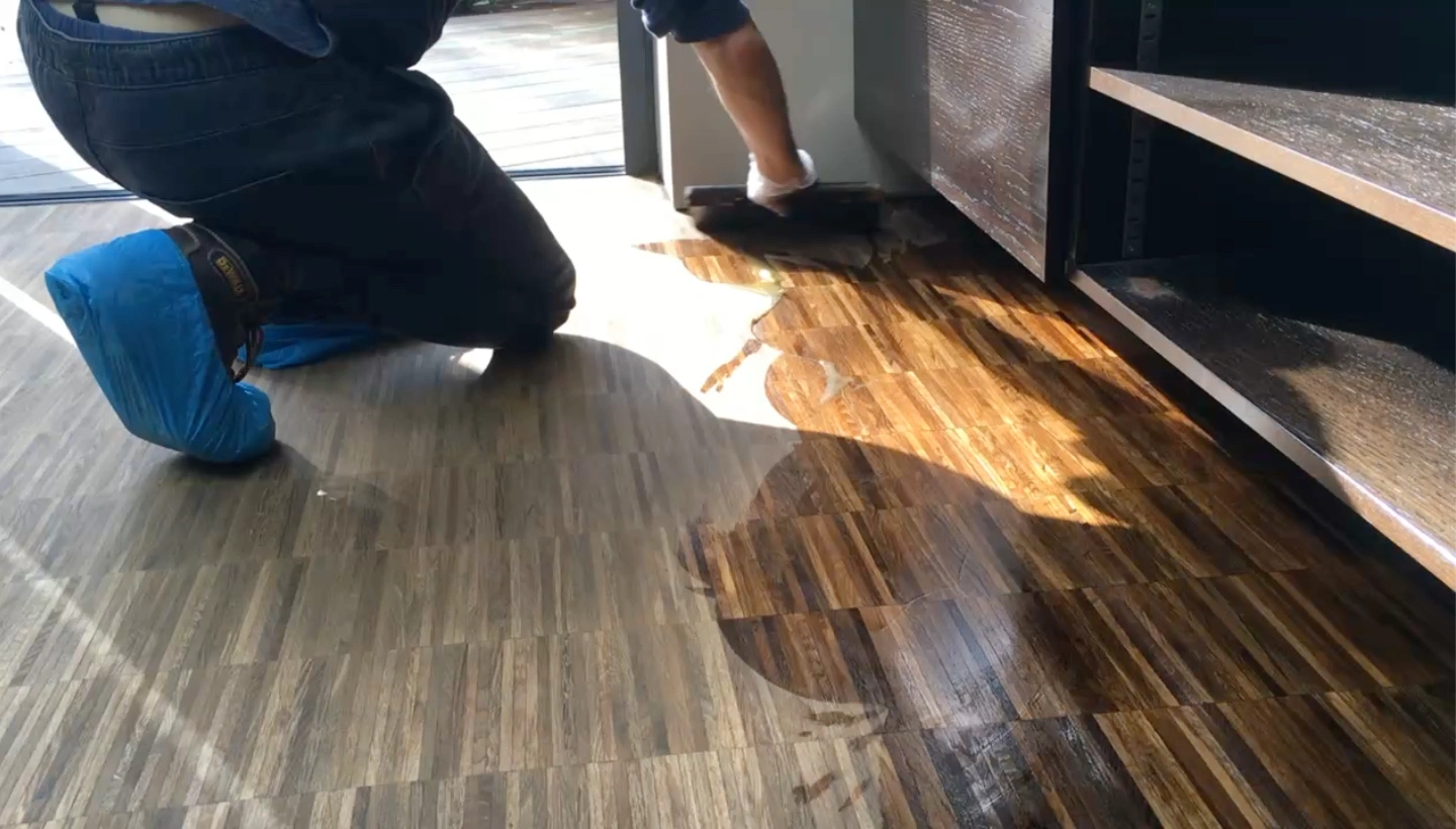 Pallmann Magic Oil 2K fumed oak finish in Wandsworth, London
