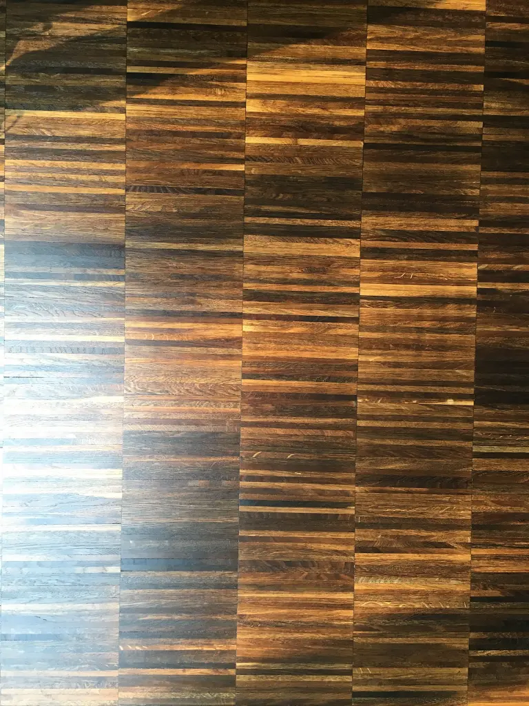 Fumed oak floor restoration in Wandsworth, London
