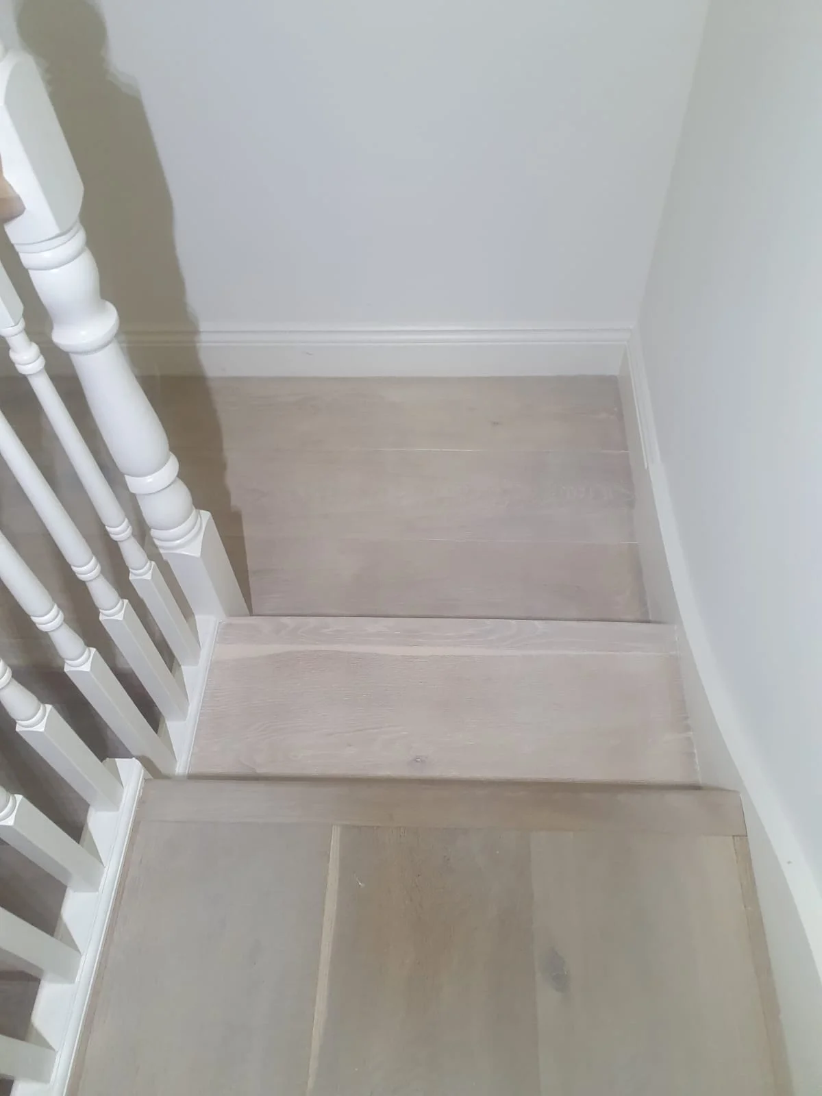 whitewashed wooden floor scandinavian effect in London