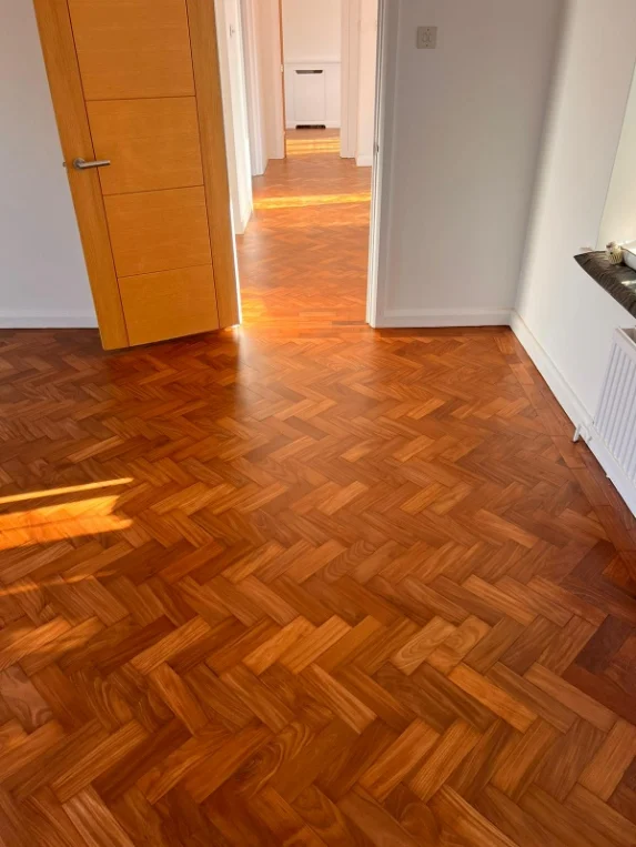 Teak floor sanding and restoration Berkhamsted