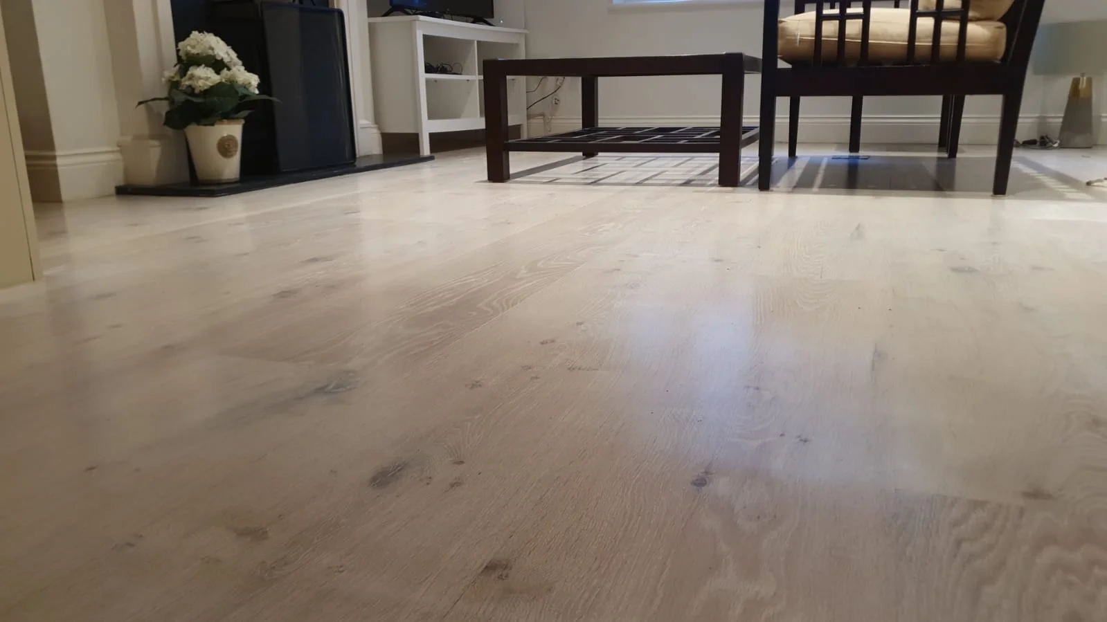 whitewashed oak floors in London