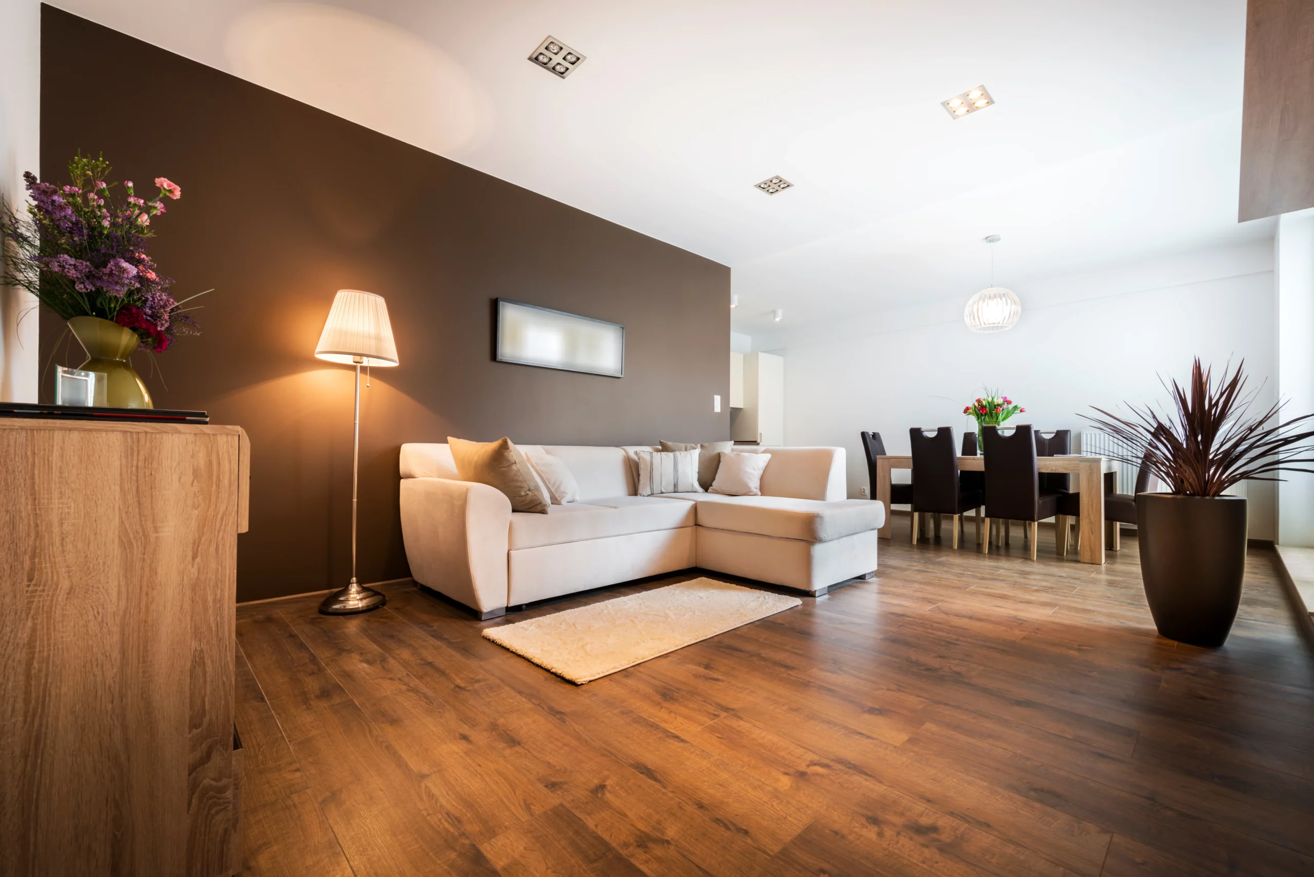 Professional hard floor cleaning service in London, restoring the shine and durability of vinyl and other surfaces.