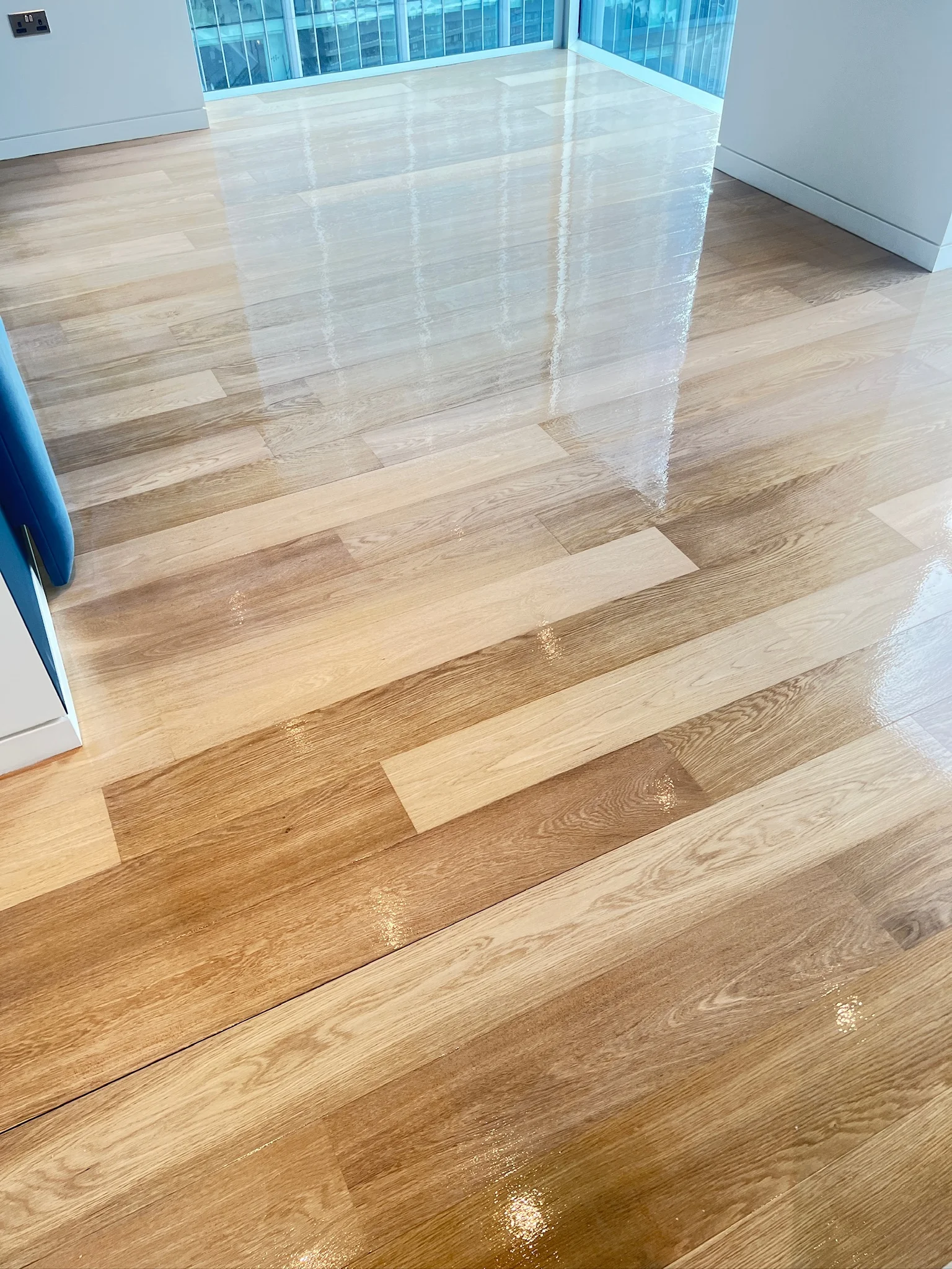 oak floor sanding in Moorgate