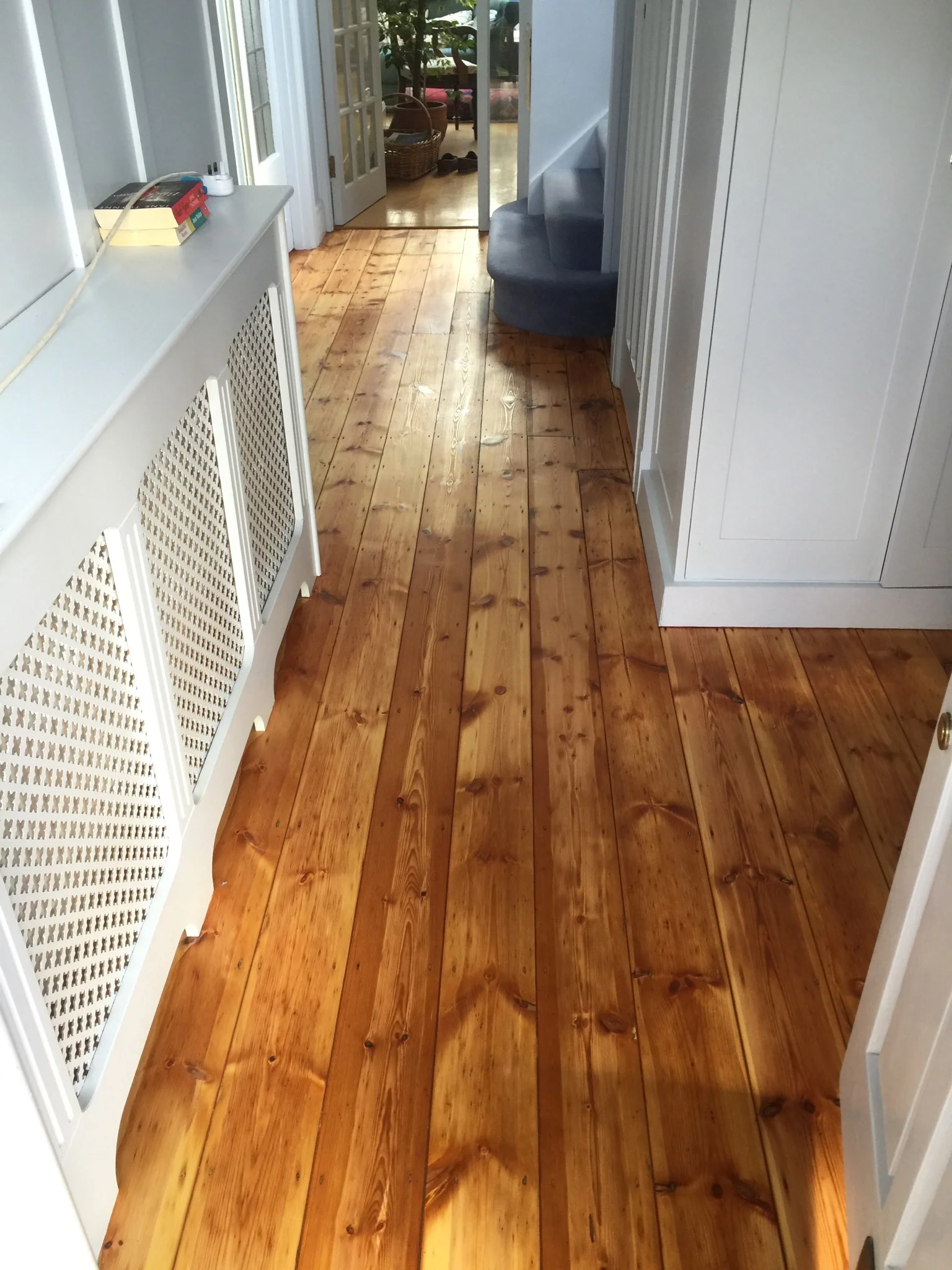 Floorboard sanding village in Dulwich, London