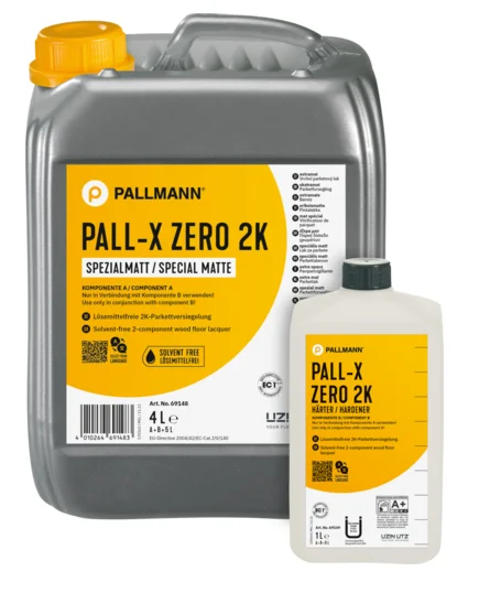Pallmann Pall-X Zero 2K matte lacquer for wood floors