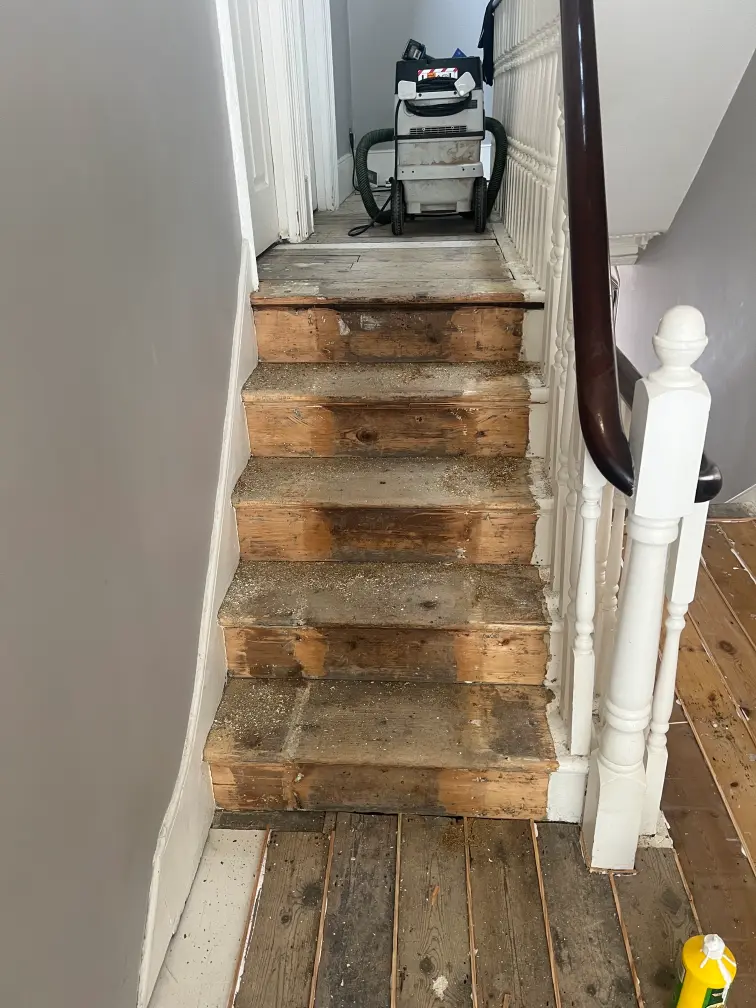 Wood floors and stairs renovation in London