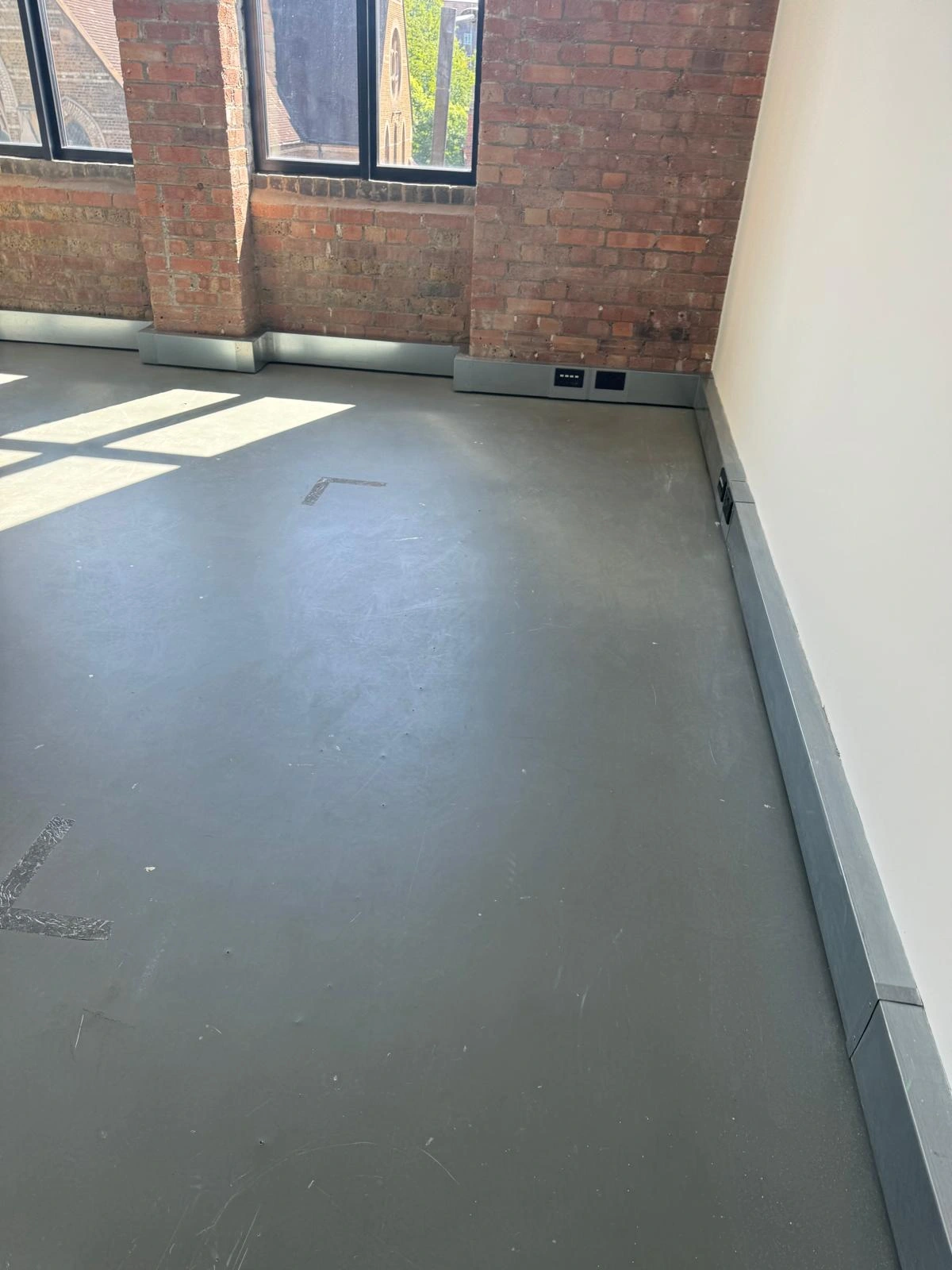 Resin floor deep cleaning in Hackney, London