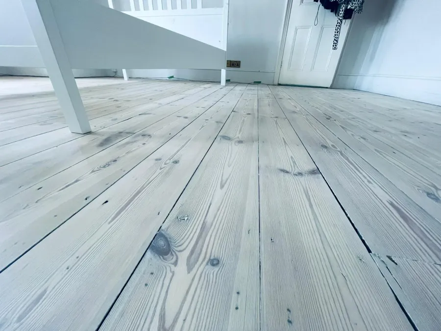 Maintaining White-Stained Wood Floors