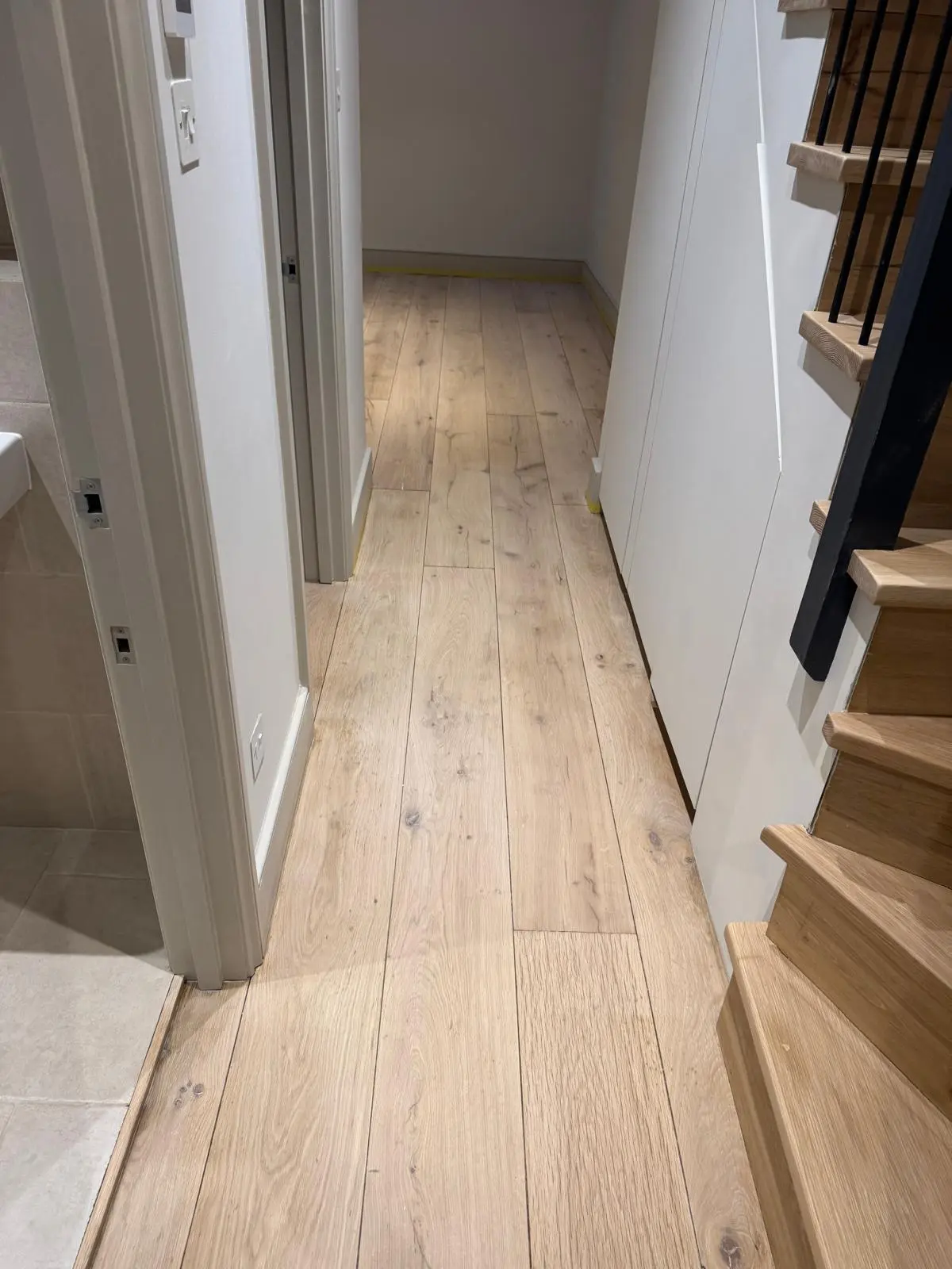 Oak floor sanding and restoration in Kensington, London