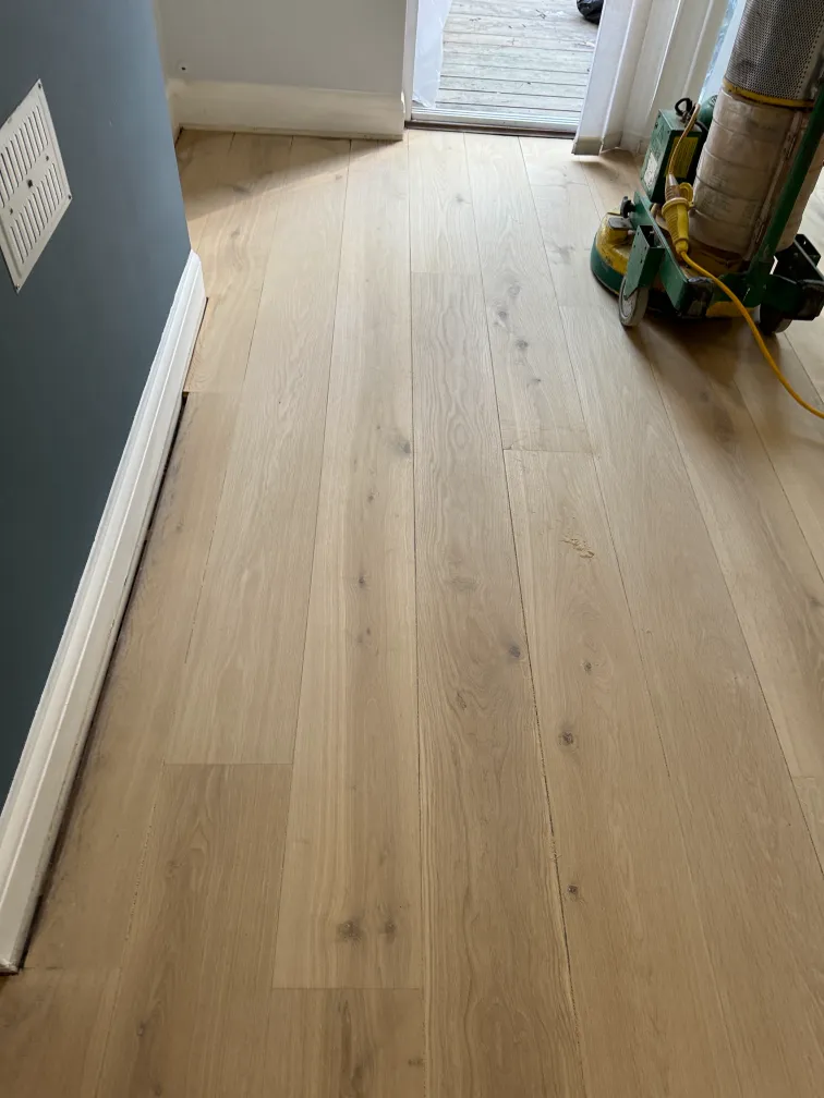 Oak floor sanding in Hither Green, London