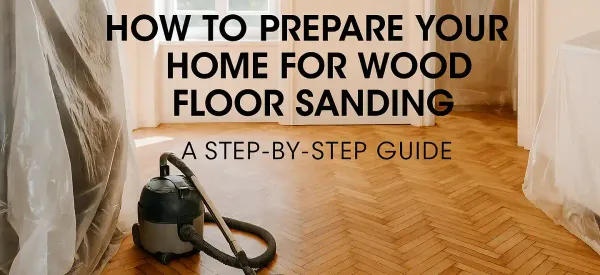 Room cleared and ready for professional wood floor sanding