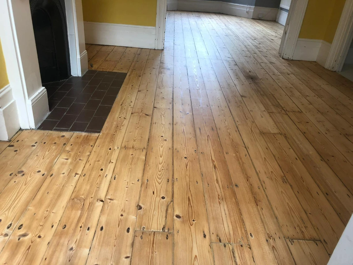 shiny wooden floor