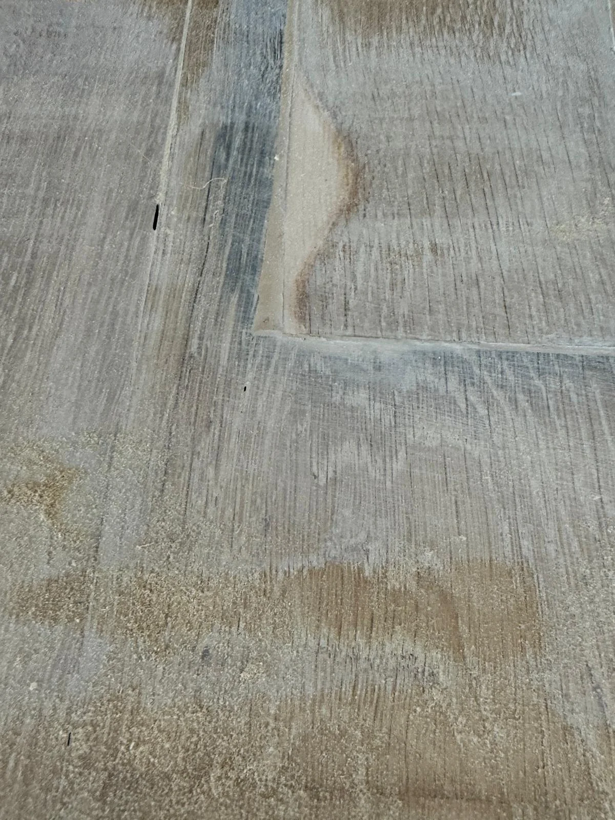 going through the veneer