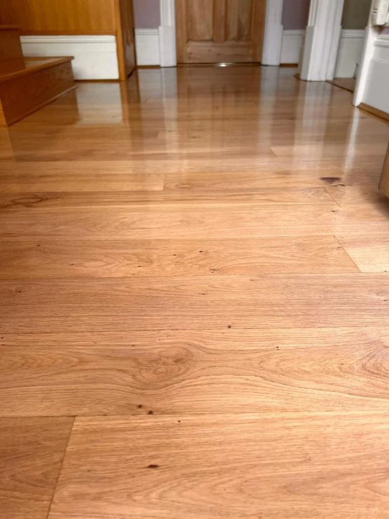 Oak floor restoration in Wanstead, London