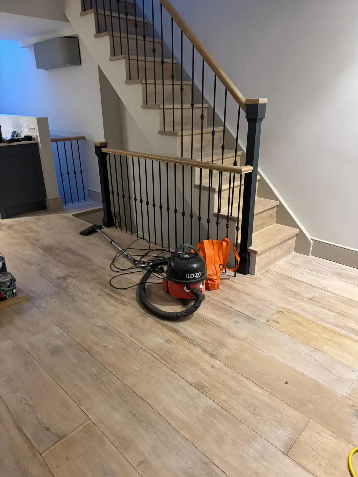 Oak floor sanding and restoration in Kensington, London