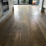 oak floor before sanding 1