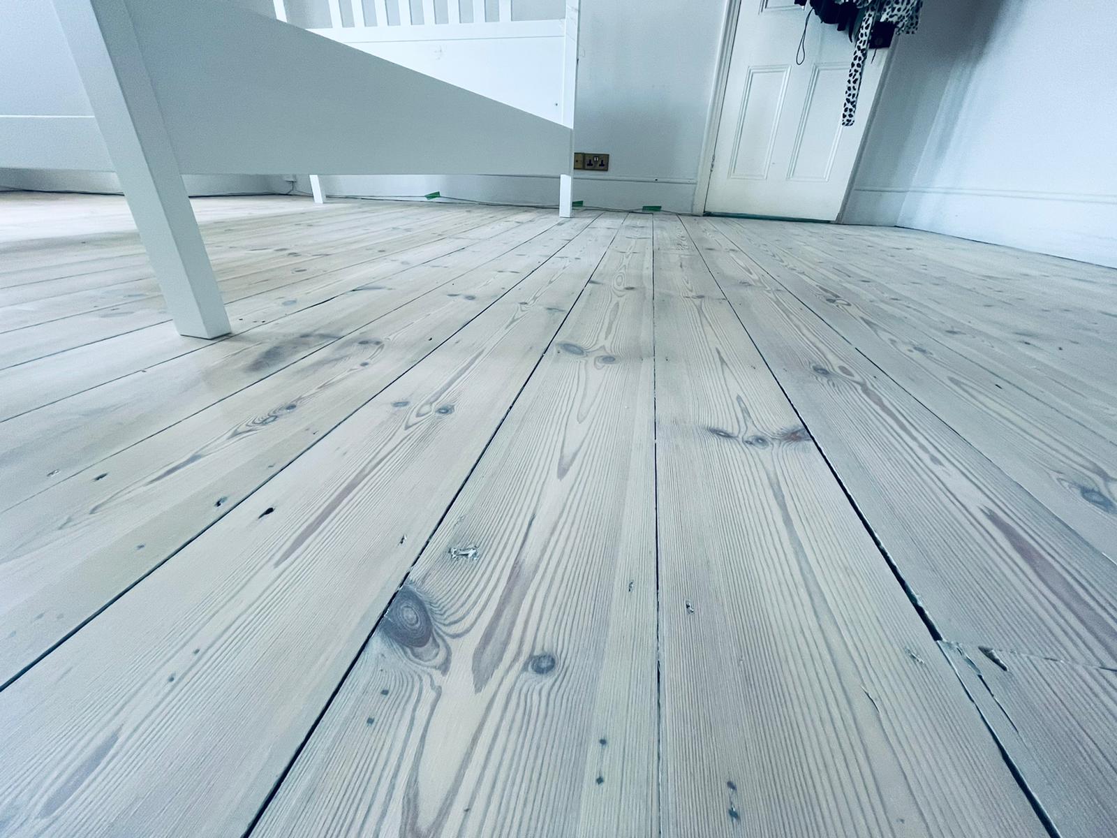 Maintaining White-Stained Wood Floors