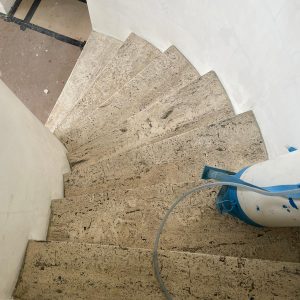 stone steps cleaning beofre