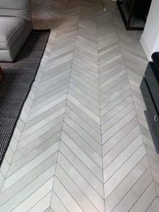 Porcelain floor tiles cleaning in Royal Oak, London