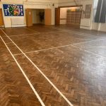 school floor sanding in Caterham before2