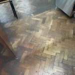 school floor sanding in Caterham - damage 3 - client photos