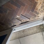 school floor sanding in Caterham - damage 4 - client photos