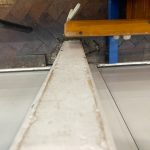 school floor sanding in Caterham, damage - client photos