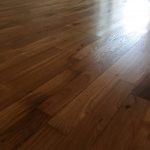 oak floor oiled