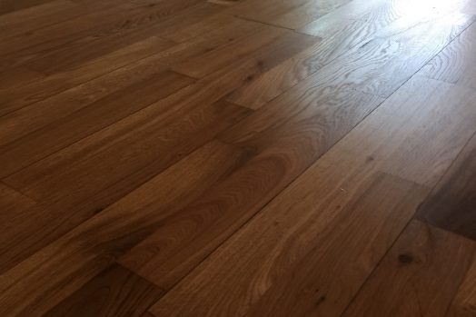 oak floor oiled