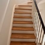 oak stairs sanding