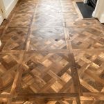 parquet oak flooring sanded and refinished