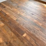 rustic wooden floor sanded