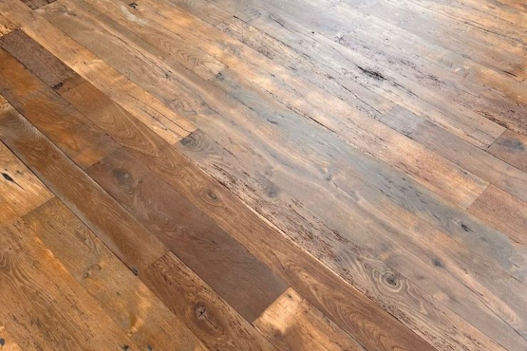 rustic wooden floor sanded