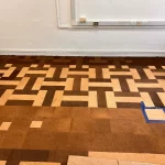 cork floor staining 3