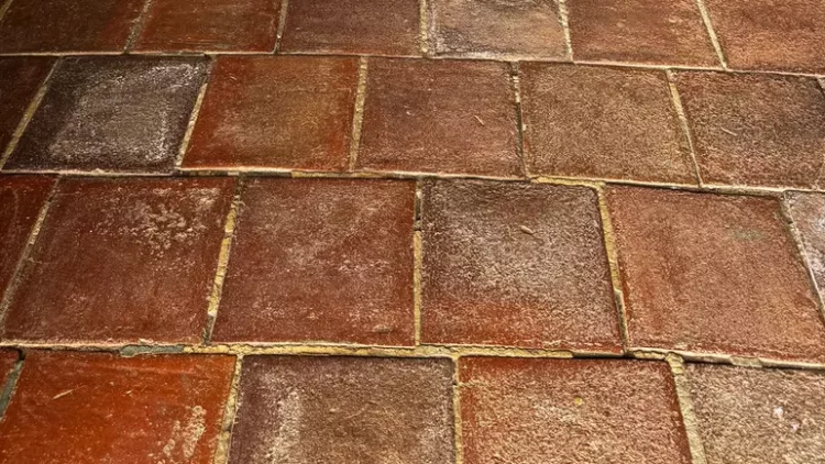 cleaning terracotta tiles