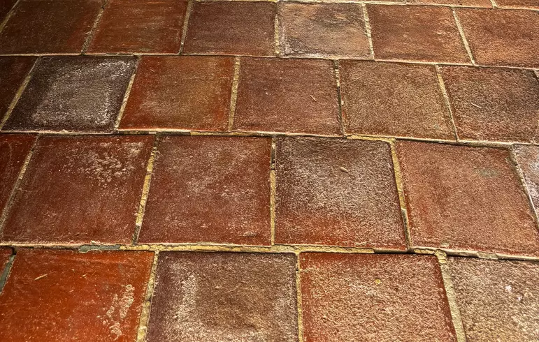 cleaning terracotta tiles