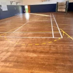 school floor sanding and lining in Croydon 6