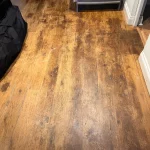 oak floor before sanding in Highbury 8