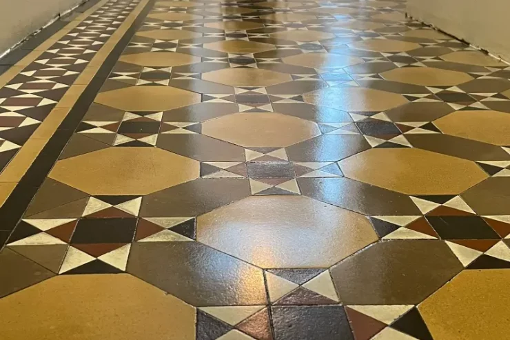 victorian tiles restoration in Camden Town, London