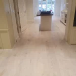 whitewashed wooden floor scandinavian effect in London