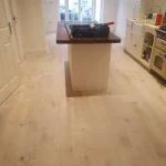 whitewashed wooden floor scandinavian effect in London